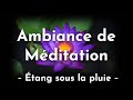 Ambiance de mditation  aprsmidi pluvieuse