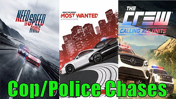 NEED FOR SPEED RIVALS vs NFS Most Wanted 2 vs THE CREW - POLICE CHASE RACING GAMES!