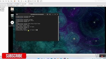 How to create File and Folder in Linux?