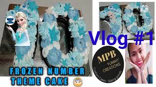 FROZEN NUMBER THEME CAKE /  MPB  Yummy Creations / Frozen Number Cake Resimi