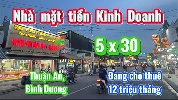 Nhà mặt tiền kinh doanh đẹp.Diện tích 150 m2.Đang cho thuê 12 triệu tháng.ở Bình Dương .
