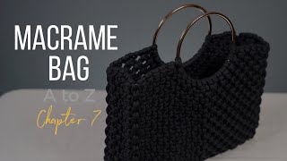 Macrame Bag A to Z - chapter 7. Making a structured and pretty mini square ba Net Worth