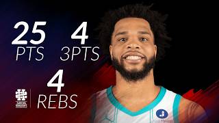 Miles Bridges 25 pts 4 threes 4 rebs vs Suns 25/26 season