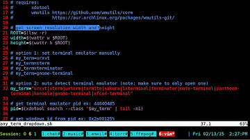 Turn Any Terminal into a Dropdown Terminal - Linux SHELLSCRIPT