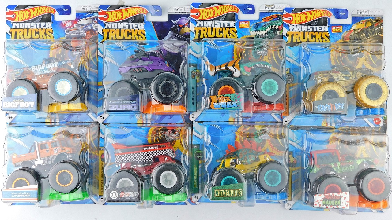 Hot Monster Wheels Jam ホットウィール ミニカー 新品未開封 - 2台