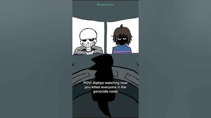 why would chara make us do that💔💔💔💔💔 #undertale #sansmeme #animationart #deltarune #chara