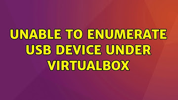 Ubuntu: Unable to enumerate USB device under virtualbox