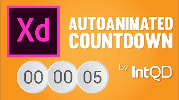 AutoAnimated Countdown Adobe XD Tutorial