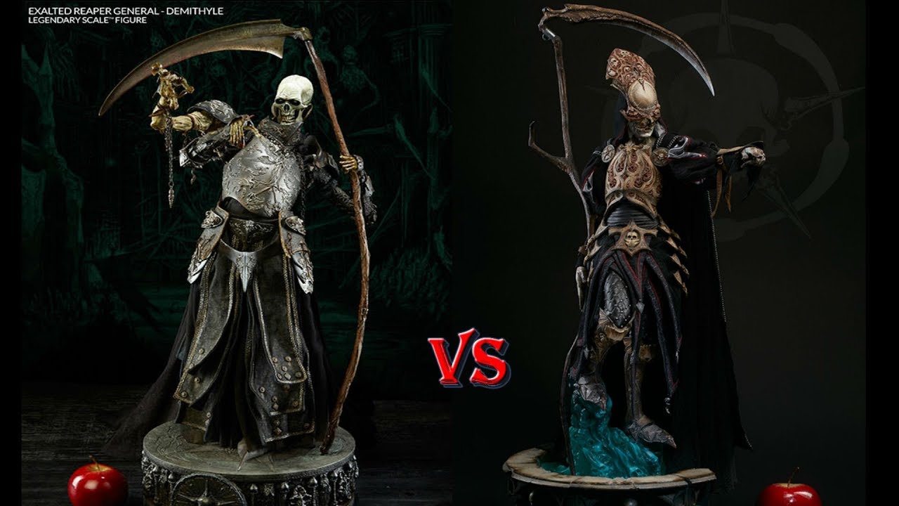 Sideshow Collectible Court of the Dead Demithyle & Death Comparison *Subscriber Request*