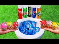 Experiment || APPLE CANDY vs Coca Cola, Mtn Dew, Fanta, Fruko, Pepsi and Mentos in the toilet