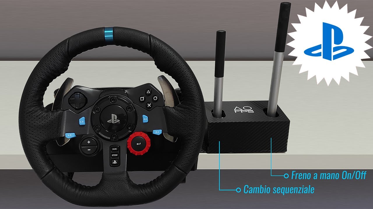 PS4 PS5 e PC: Freno a mano + Cambio sequenziale //Handbrake + Sequential  shifter 