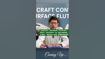 Control surface flutter #shorts #flutter #airplane #control