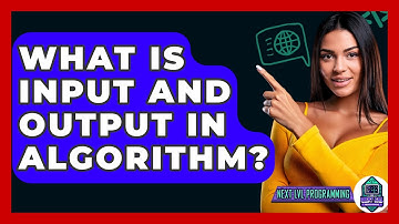 What Is Input And Output In Algorithm? - Next LVL Programming