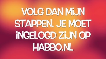 [HabStaaf50] HABBO.NL - GRATIS STAVEN SCRIPTEN [2016] [WERKEND] GRATIS CREDITS