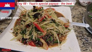 Cambodian in America (Day 68 - Papaya salad party)