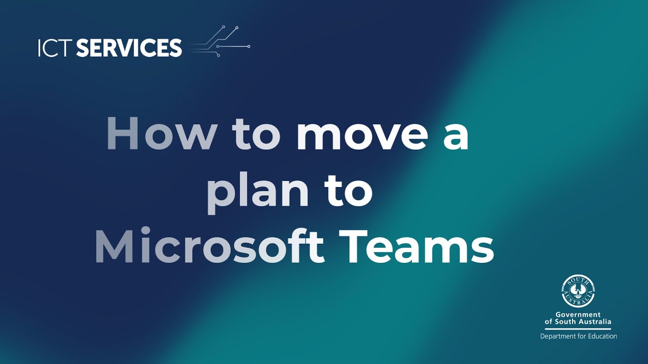 Microsoft Planner: How to move a plan to a Microsoft Team