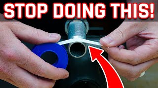 6 Plumbing Mistakes DIYers Make with Teflon Tape by LRN2DIY 1,438,132 views 8 months ago 10 minutes, 44 seconds