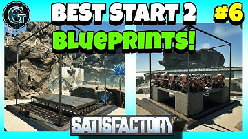 How to Make Blueprints for Mega Factory Satisfactory 1.1 Best Start 2 #6