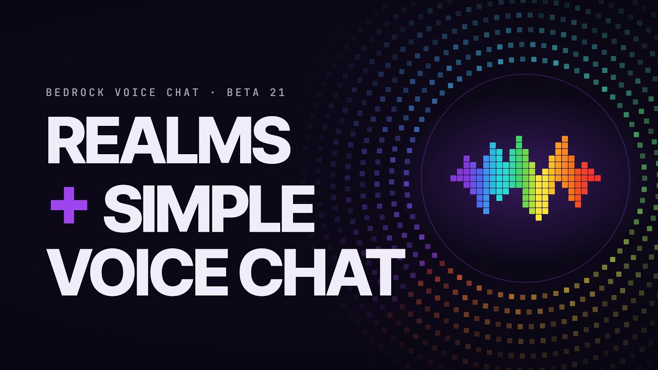 Bedrock Voice Chat just got a MAJOR upgrade (REALMS, SVC AND MORE!)
