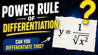 DIFFERENTIATION USING POWER RULE MADE EASY 