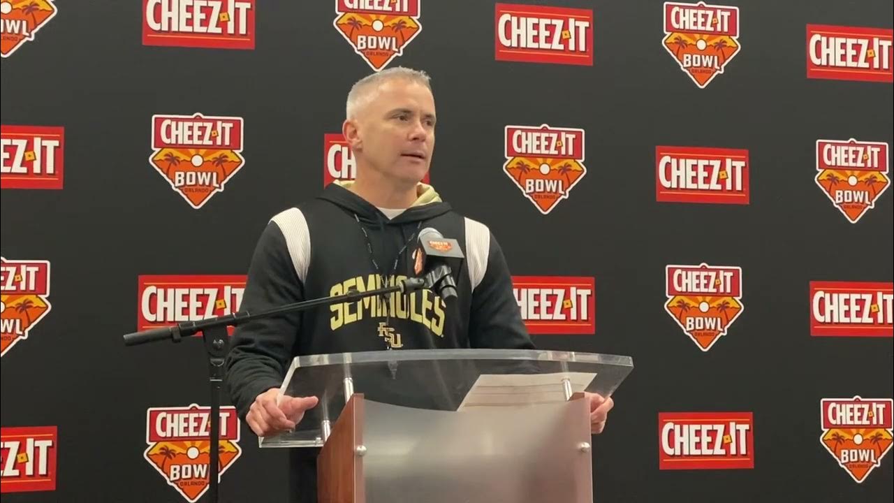 Mike Norvell opening statement following Monday’s practice at the Cheez