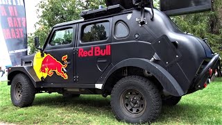 Red Bull Land Rover DJ Truck - Interior, Exterior, Walkaround - Tour de Vitosha