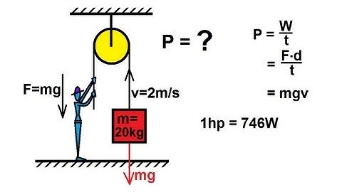 Physics 8  Work, Energy, and Power (11 of 37) The Rate of Doing Work