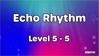 Quarter notes, Eighth notes, Quarter rests, and Half notes: Echo Rhythm