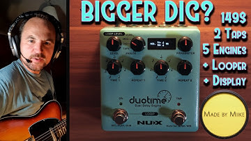 Honest Review: Is the NUX DUOTIME STEREO DELAY the STRYMON DIG killer? (Stereo)