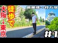 #1【大阪→東京・徒歩の旅】いざ江戸に向けて出陣!/大阪→枚方宿