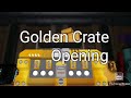 Opening my first golden crate!