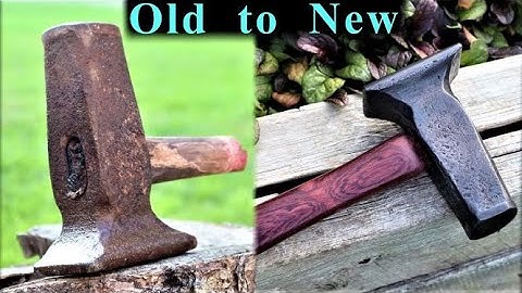 Making your own handles - Old hammer restoration!