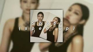 zico feat jennie - spot! (sped up)