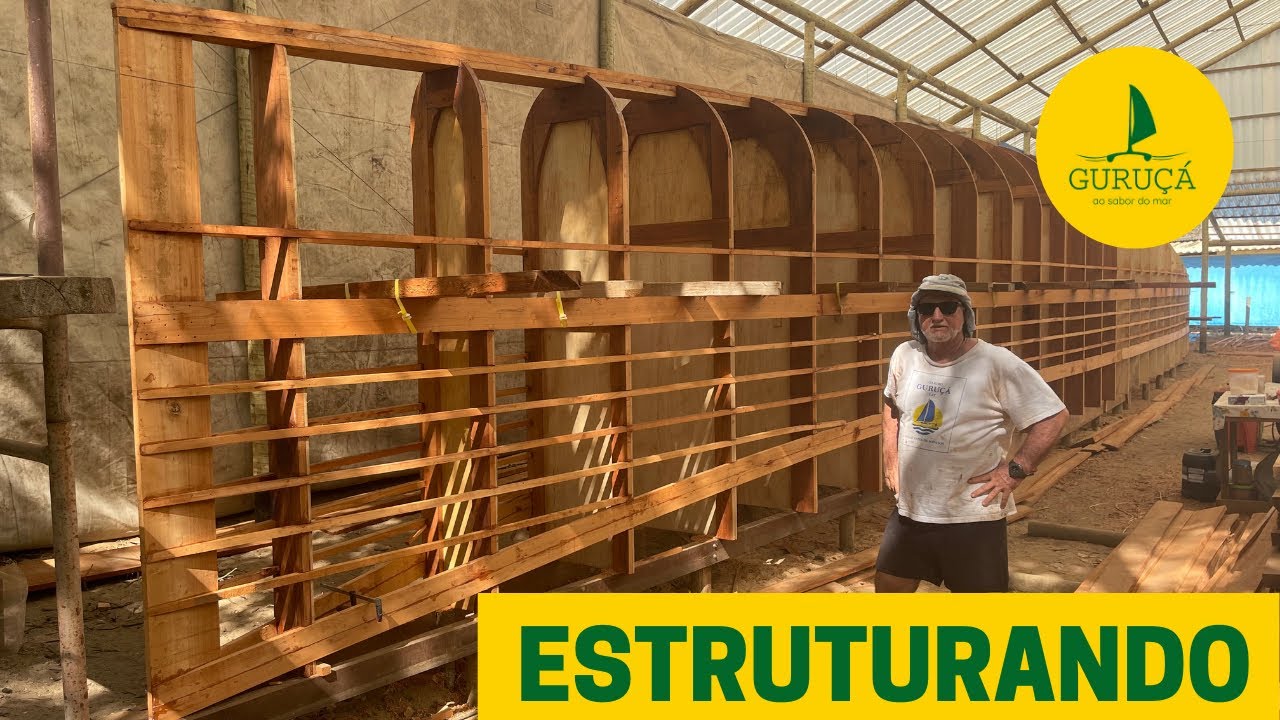 125| Construção de veleiro catamarã - ESTRUTURANDO OS CASCOS