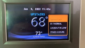 Carrier Infinity.  Error 81.  Thermal Lockout in low stage 4 hours.