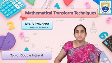 Double Integral by Ms. B Praveena