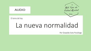 La nueva normalidad