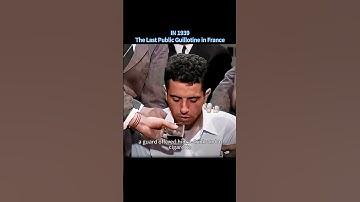 The Last Public Guillotine Execution in France | Eugen Weidmann 1939