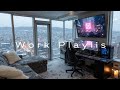 Winter Deep Focus Music - Chillout Work Playlist ~ Cozy City View Ambiance &amp; Study Vibes