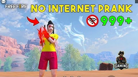 Ankush ff no internet prank with random player free fire