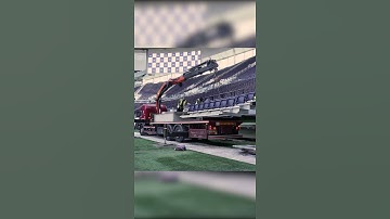 Pitch Transformation Timelapse! | How Tottenham Hotspur Stadium Transforms into NFL Stadium #Shorts