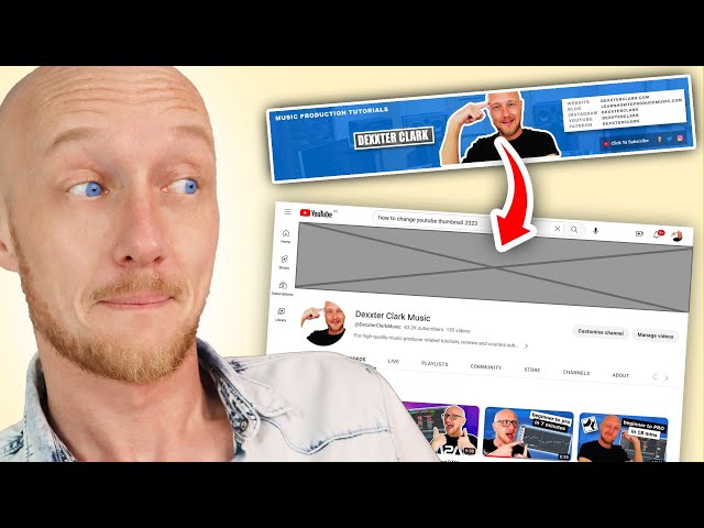 How to change a YouTube channel banner – 2024 update class=