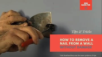 Remove Nails Without Damage