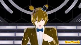 {MMDxFNAF} URUSaaA愛 (Fazbear Brothers and a Gold Bear)
