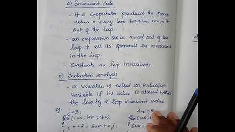 KTU CS304 Compiler Design|S6 CS/IT|Module 6 Part 3|Loop Optimization