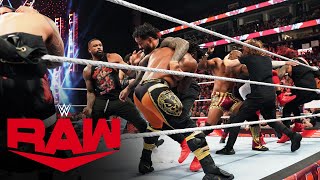 The Bloodlines Hostile Takeover Leads To A Brawl With The Raw Locker Room Raw Jan 2 2023