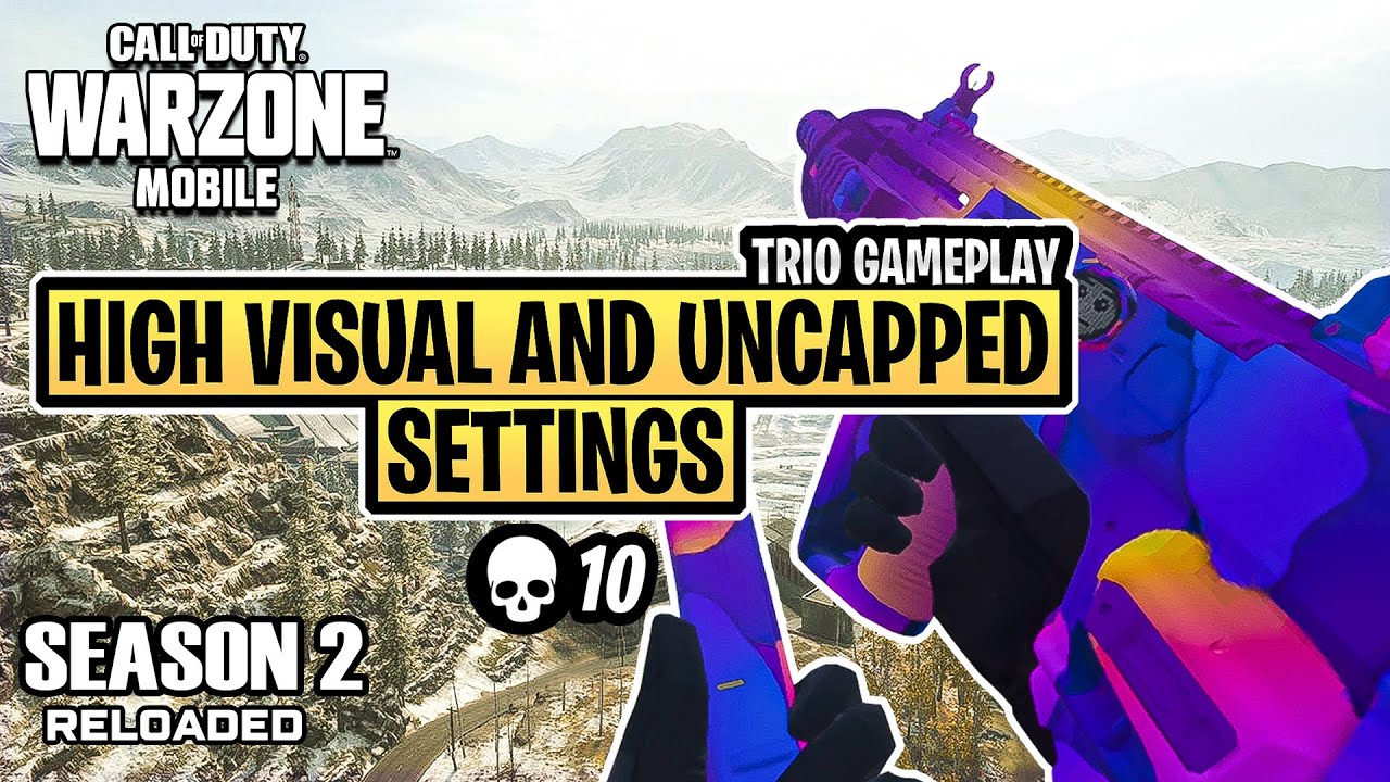 WARZONE MOBILE MAX GRAPHICS ROG 6D ULTIMATE - YouTube