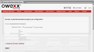 Domain Registration for Resellers - owexxhosting.com (video help)