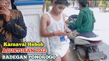 KARNAVAL LUCU ⁉️ WARGA DS.KEDEN WATUBONANG BADEGAN PONOROGO