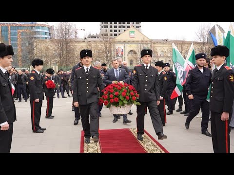 В Грозном отметили восьмую годовщину со дня присвоения почетного звания «Город воинской славы»